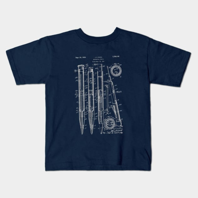 Pencil Kids T-Shirt by blurryfromspace